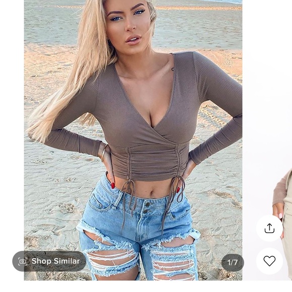 FASHION NOVA CUTE TOP - Picture 4 of 4